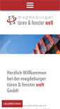 Mobile Screenshot of mdtf-welt.de